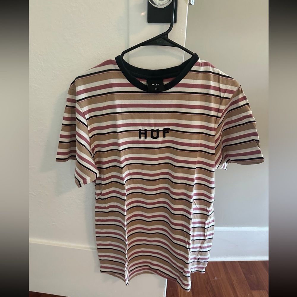 huf striped t shirt